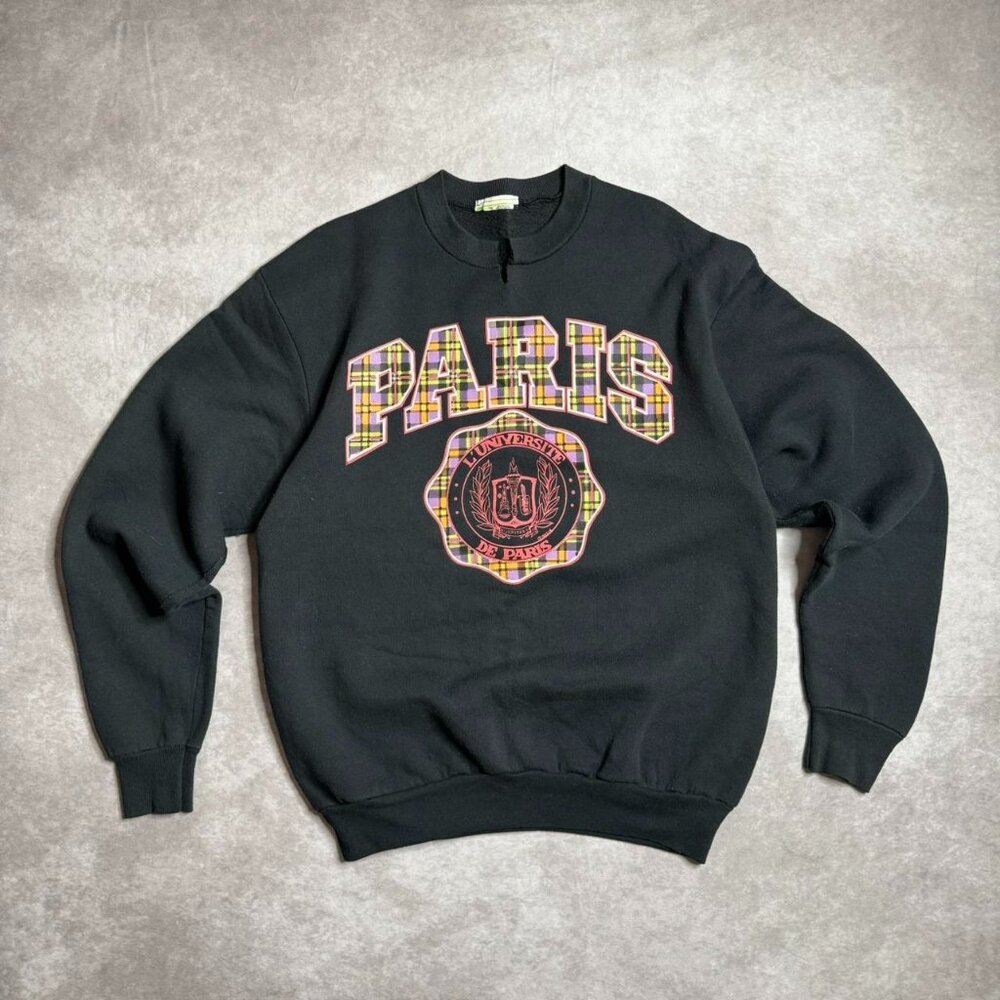 paris university crewneck sweater
